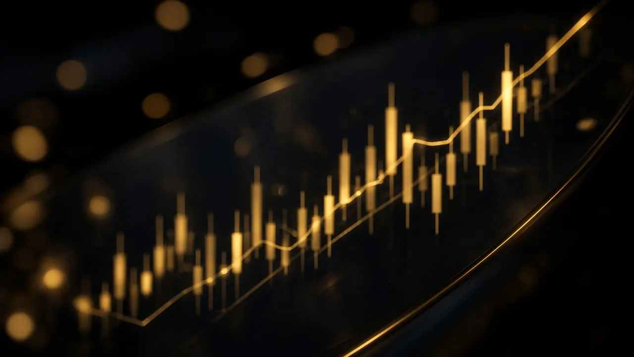 Gold market charts reflected on glass — investor relations and financial communications for NSE-listed companies in Kenya
